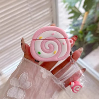 Strawberry Swiss Roll AirPods Case