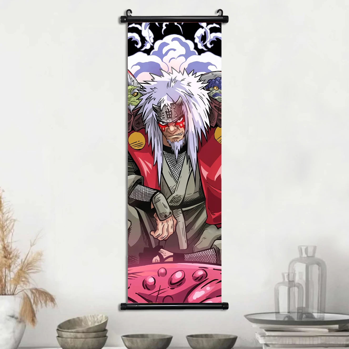 Hot NARUTO Shippuden Anime Scroll, Canvas Wall Art Hanging Posters, Konaha Leaf Ninjas and More