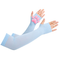 Thigh High Cat Paw Stockings & Arm Warmers