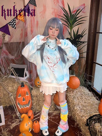 Pastel Stars Harajuku Leg Warmers