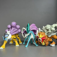 Pokemon Legendary Beasts Anime Figure Pokemon Action Figurines PVC Statue Collectible Toy