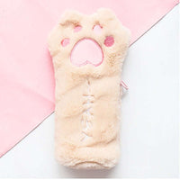 Plush Cat Paw Pencil Bag CLOUDANIMESTUDIO