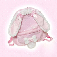 Kawaii Sweet Bunny Plush Backpack CLOUDANIMESTUDIO