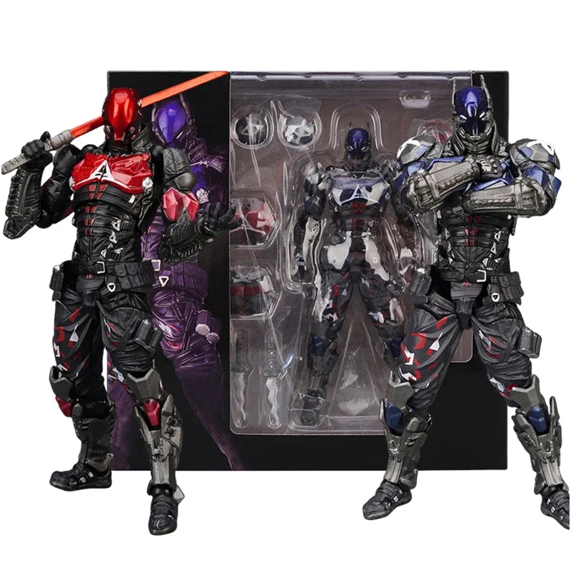 Batman Red Hood Jason Todd Arkham Knight Anime Figures PVC Statue 17 CM