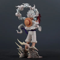 Gear 5 Monkey D. Luffy Anime Figure, One Piece Figure Nika Luffy Action Figurine PVC Statue 25 CM