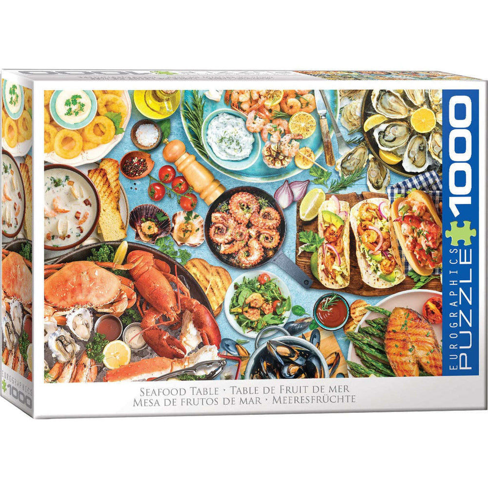 Seafood Table 1000 Piece Jigsaw Puzzle Eurographics CLOUDANIMESTUDIO