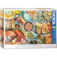 Seafood Table 1000 Piece Jigsaw Puzzle Eurographics CLOUDANIMESTUDIO
