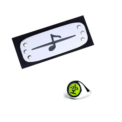 Naruto Shippuden Akatsuki Rings And Headbands Anime Cosplay Ring Accessories