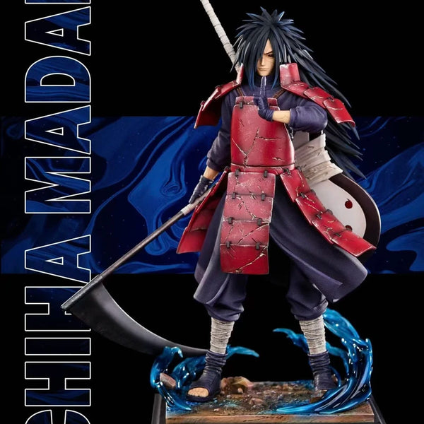 Uchiha Madara Anime Figure Naruto Shippuden Action Figurines PVC Statue 36 CM