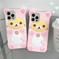 Bear Cat iPhone Case
