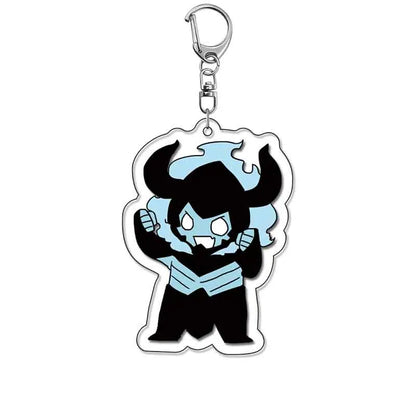 Anime Solo Leveling Acrylic Keychain Shadow Monarch Army Accessories