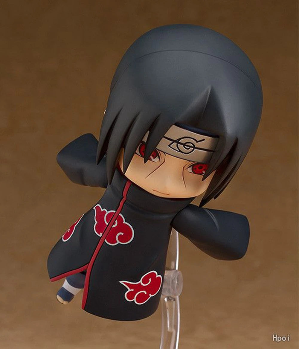 Naruto Shippuden Anime 3 Mini Figurine Set Chibi Uchiha Itachi Fighting Action Figure 10 CM