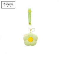Flower Silicone Coin Purse Pendants