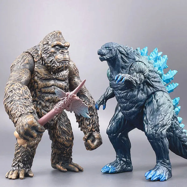 Godzilla Anime Figure Godzilla vs Kong Action Figurines King Ghidorah PVC Toy Set 18 CM