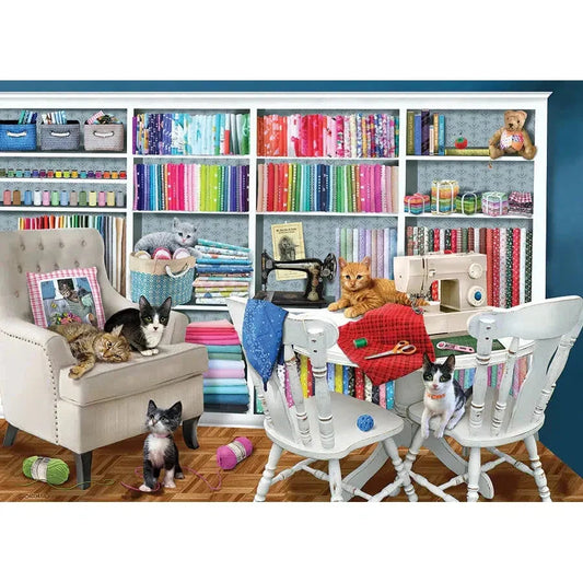Sewing Room 1000 Piece Jigsaw Puzzle Cobble Hill