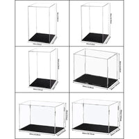 222 Size Acrylic Display Case for Collectibles Assemble Clear Box Protection Anime Action Figures