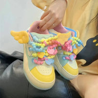 Angel On A Rainbow Platform Sneakers