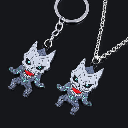 Kaiju No 8, Anime Keychain Necklace Fashion Kaiju No. 8 Metal Necklaces
