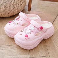 Cute Stars and Bows Summer Platform Shoes CLOUDANIMESTUDIO
