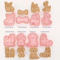 Kawaii Cookie Cutters 3D 8 Pcs CLOUDANIMESTUDIO