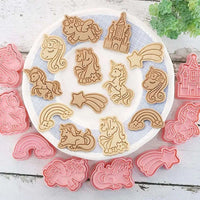 Kawaii Cookie Cutters 3D 8 Pcs CLOUDANIMESTUDIO