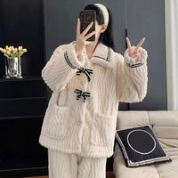 Cute White & Black Pajamas