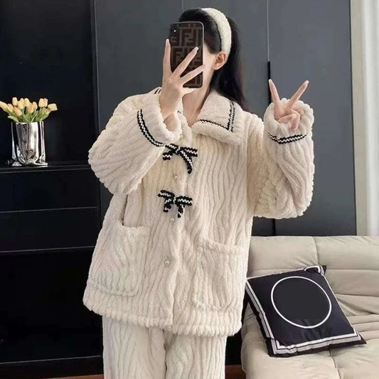Cute White & Black Pajamas CLOUDANIMESTUDIO