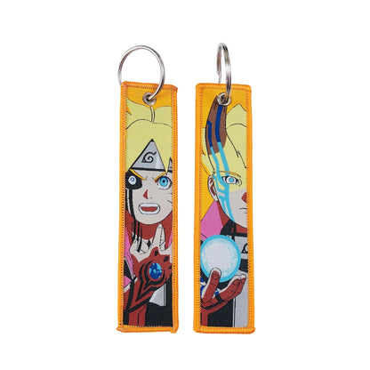 Naruto Shippuden Keychains Anime Key Chain Car Accessories