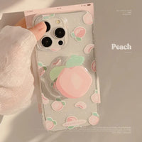 Peachy Glitter iPhone Case