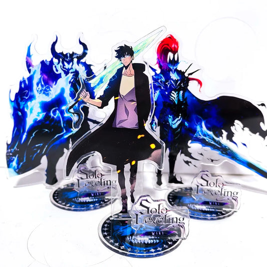 Solo Leveling Acrylic Stand, Acrylic Anime Manwha Figures and Figurines Statue 15 CM