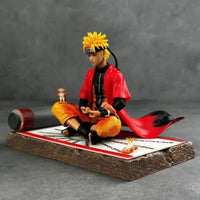 Naruto Uzumaki Sage Mode Anime Figure, Senjutsu Chakra Meditate Figurines 15cm/6in