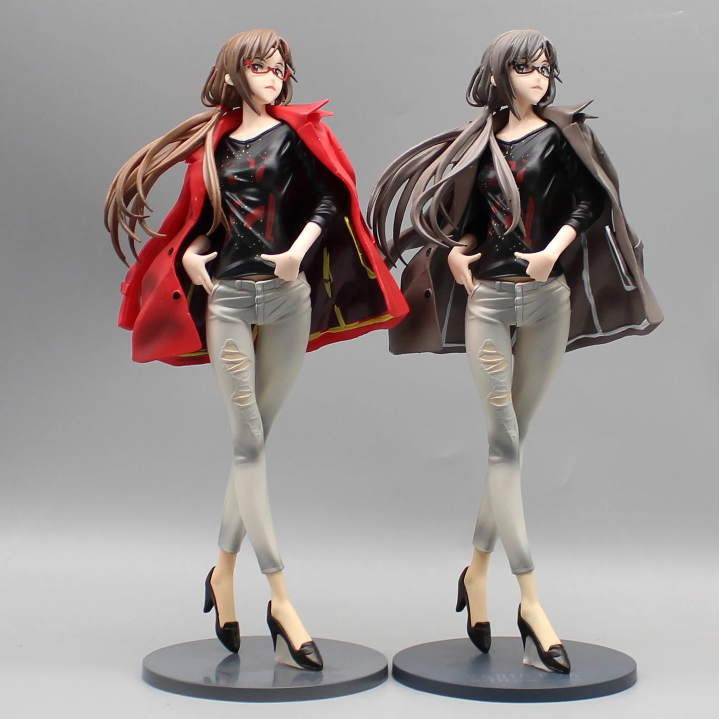 Mari Illustrious Makinami Anime Figure, EVANGELION Action Figurines Fashion Dress Up 25 CM