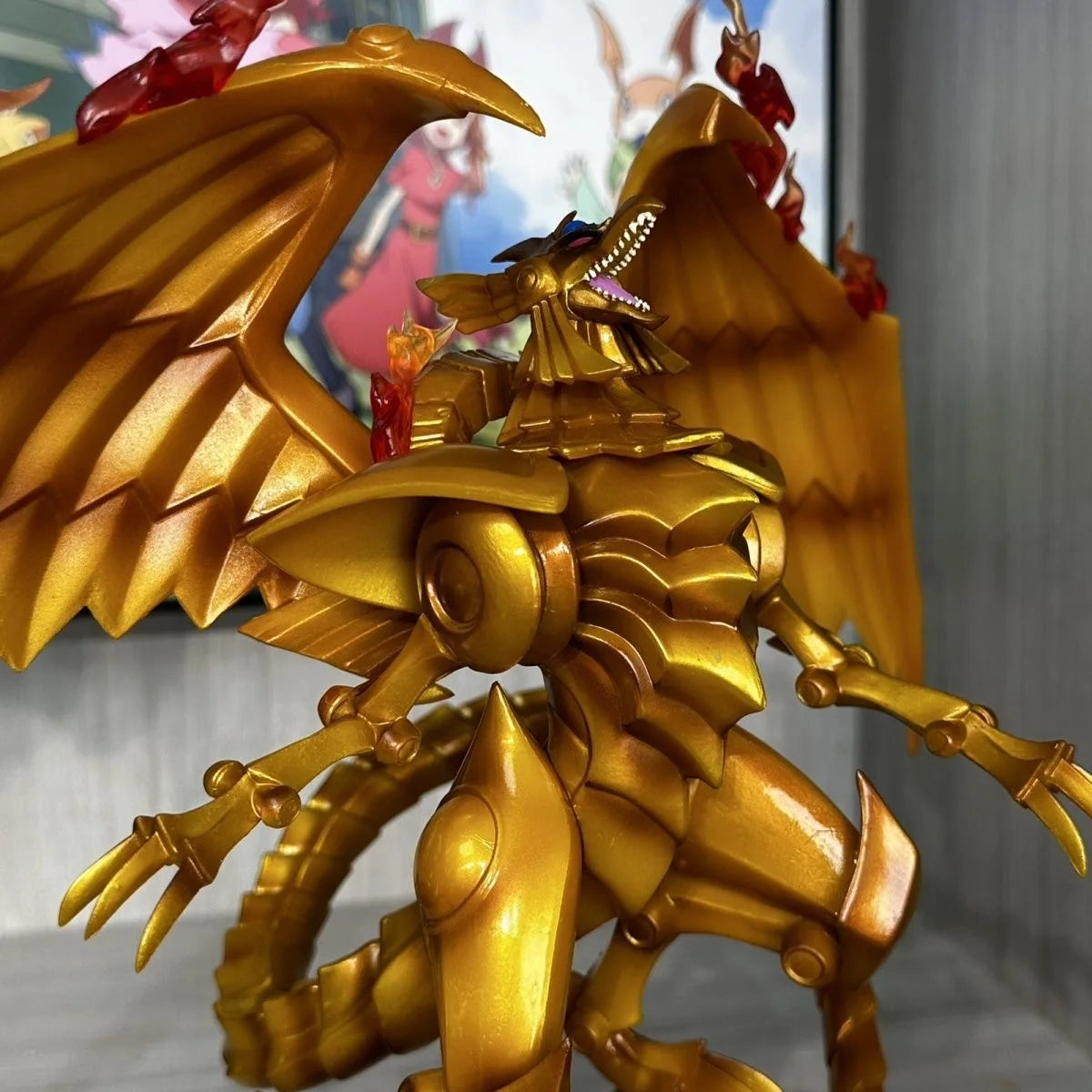 NEW The Winged Dragon Of Ra Anime Figure, Yu-Gi-Oh Duel Monsters Statue 27 CM