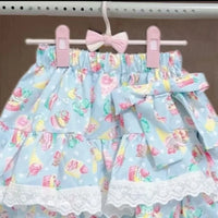 Kawaii Cakes Ruffle Lace Skirt