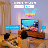 RGB Bluetooth LED Hexagon Lights CLOUDANIMESTUDIO