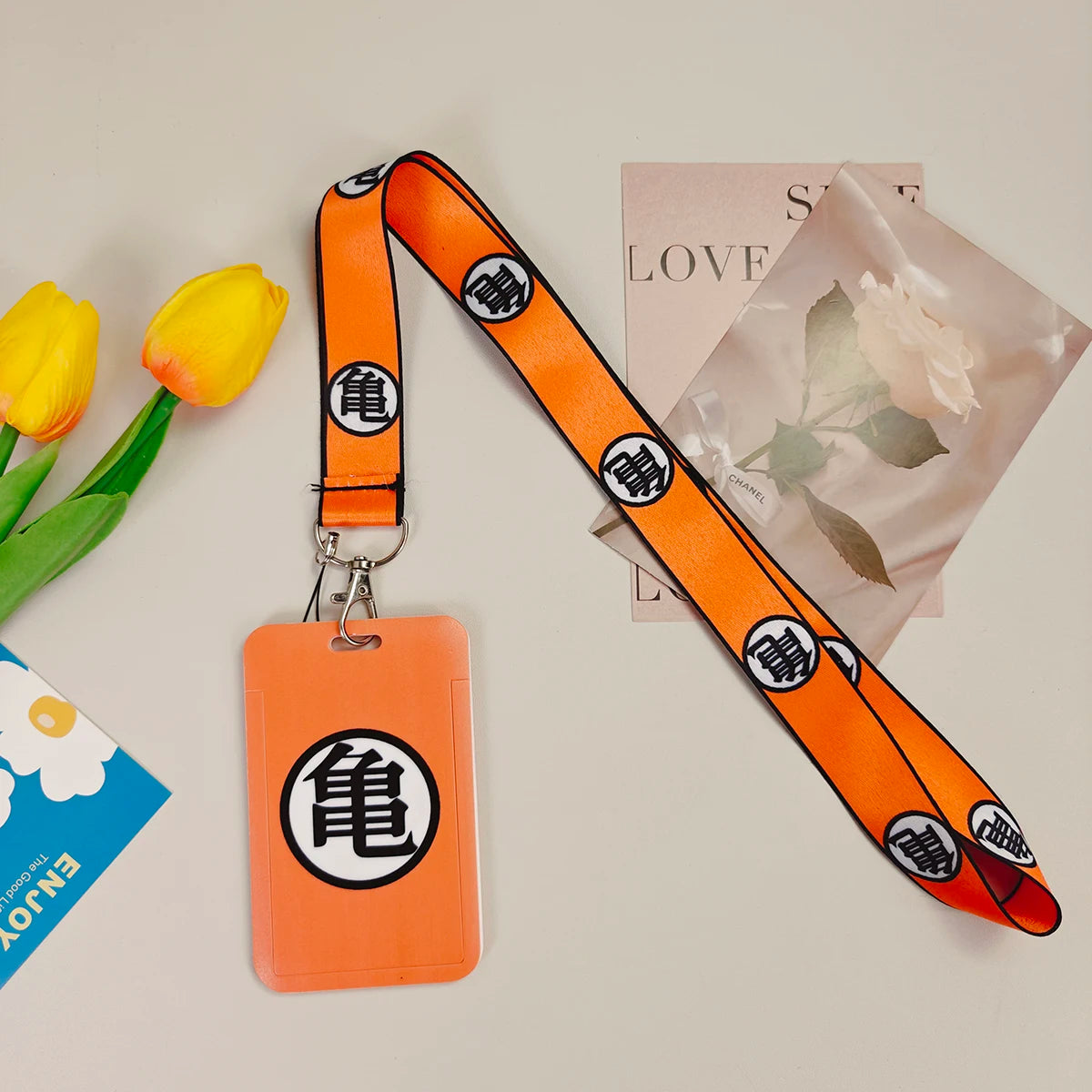 Dragon Ball Credential Holder Anime Lanyards Neck Strap For Card Badge Keychain Accessories Gifts