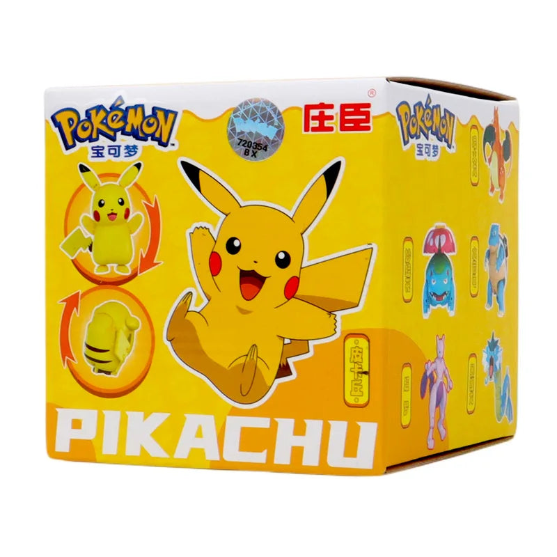 Pokemon Pokeball Anime Figures Toys, Pikachu Gengar Dragonite Snorlax Lapras Pocket Pokeball Toys - CloudAnimeStudio