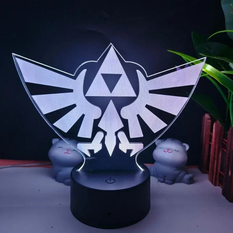 Legend of Zelda Night Lights Anime 3D Led Lamp Link Tears Of The Kingdom Lighting Bedroom Decoration
