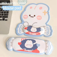 Sweet Bunny Mouse Pad and Wrist Support