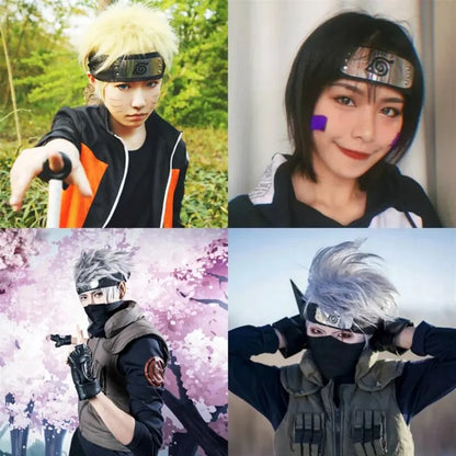 Naruto Ninja Headband Konoha Rogue Akatsuki Forehead Protector Cosplay Anime