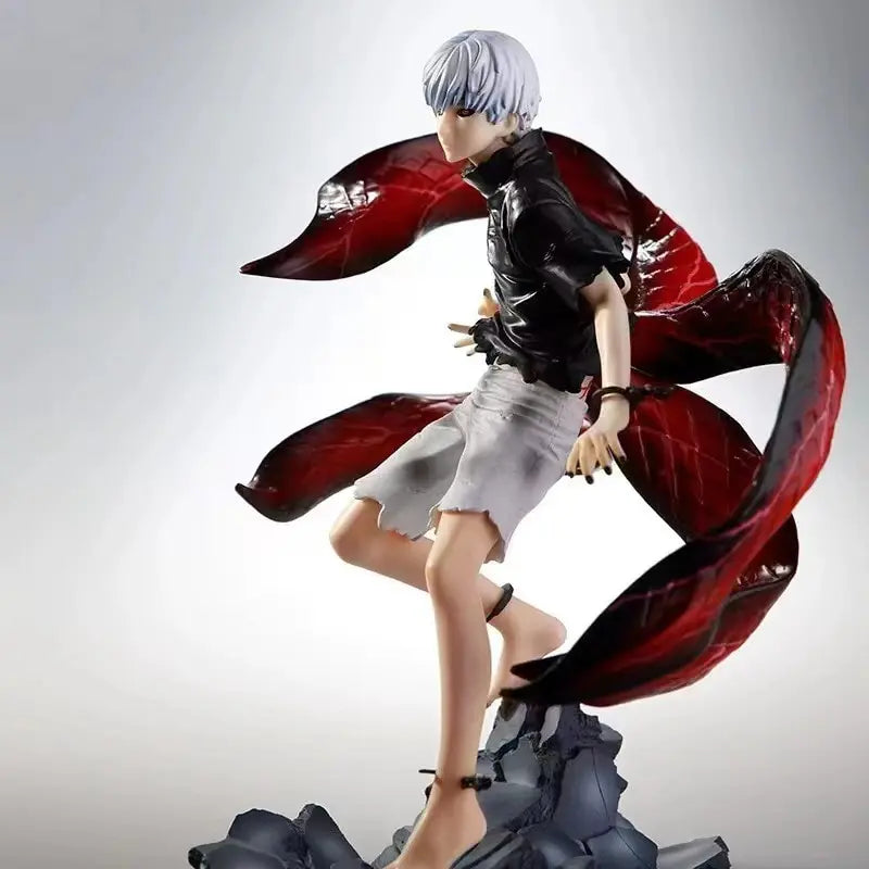 Kaneki Ken Anime Figure, One-Eyed Eyepatch Black Reaper Tokyo Ghoul Figurines