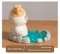 Onsen Cat Kawaii Phone Stand