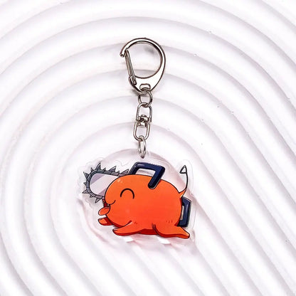 Chainsaw Man Keychains, Anime Key Chains Accessories Charm Pendant Keyring Gifts For Friends