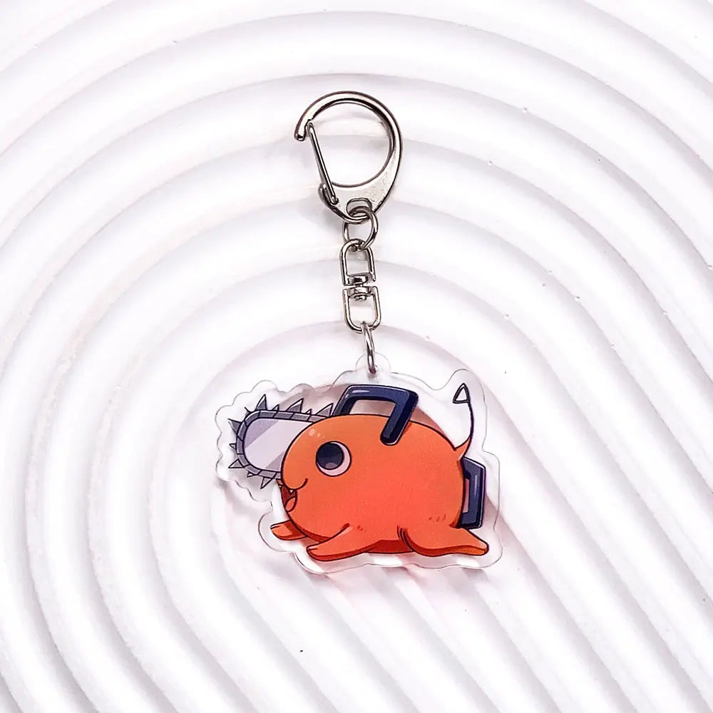 Chainsaw Man Keychains, Anime Key Chains Accessories Charm Pendant Keyring Gifts For Friends