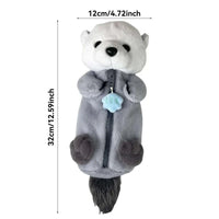 Kawaii Plush Otter Pal Pencil Case CLOUDANIMESTUDIO