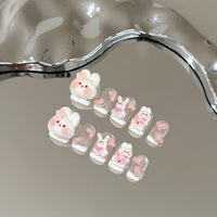 Kawaii Bunny Press on Nails