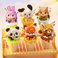 Kawaii Ice Cream Animals Building Blocks