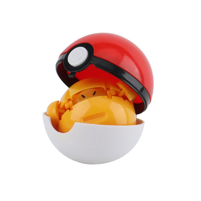 Pokemon Pokeball Anime Figures Toys, Pikachu Gengar Dragonite Snorlax Lapras Pocket Pokeball Toys - CloudAnimeStudio