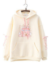 Peach Milk Bunnies Hoodie