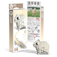 Sheep 3D Cardboard Model Kit Eugy